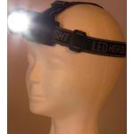 Perel Stirnlampe Kopflampe mit 3Watt COB LED - EHL19