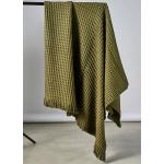 Olivgrüne Moderne Nachhaltige Wolldecken & Plaids aus Wolle 