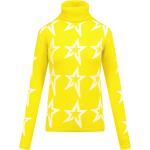 Reduzierte Gelbe Perfect Moment Rollkragen Rollkragenpullover aus Wolle für Damen Größe XS 