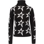Reduzierte Schwarze Sterne Perfect Moment Rollkragen Rollkragenpullover aus Wolle für Damen Größe M für den für den Winter 