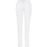 Weiße Slim Fit Jeans aus Denim für Damen Größe L 