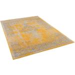 Pergamon Designteppich »Designer Teppich Passion Vintage Bordüre«, Rechteckig, Höhe 9 mm, gelb