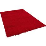 Rote Moderne Pergamon Shaggy Teppiche aus Polypropylen 200x200 