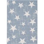 Blaue Sterne Rustikale Pergamon Outdoor-Teppiche & Balkonteppiche aus Kunstfaser 140x200 
