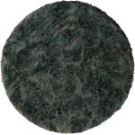 Bunte Melierte Pergamon Runde Fellteppiche 160 cm aus Kunstfell 