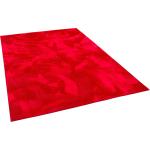 Rote Pergamon Fellteppiche aus Kunstfell 120x170 