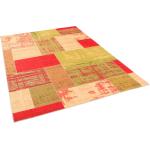 Rote Moderne Design-Teppiche aus Kunstfaser 80x150 