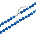 Blaue UNIQUE Perlenketten für Damen 