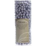 Fliederfarbene Runde Deko-Perlenketten aus Kunststoff zum Karneval / Fasching 