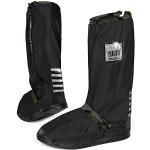 Schwarze Camouflage Schuhüberzieher & Regenüberschuhe mit Reißverschluss rutschfest Größe 42 