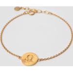 Goldene Pernille Corydon Gliederarmbänder mit Löwen-Motiv vergoldet aus Silber 18 Karat für Damen 