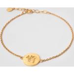 Goldene Pernille Corydon Gliederarmbänder mit Sternzeichen-Motiv vergoldet aus Silber 18 Karat für Damen 