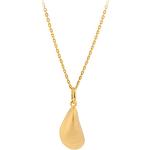 Pernille Corydon Kette Gold Kurz Damen - Seashell Necklace - Halskette mit Muschel Anhänger Gold - Sterling Silber 925 Vergoldet - 45 - 52 cm - N345g
