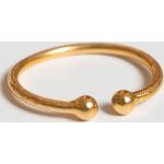 Goldene Pernille Corydon Damenperlenringe aus vergoldet mit Echte Perle 