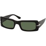 Schwarze Persol Rechteckige Rechteckige Sonnenbrillen aus Kunststoff für Herren 