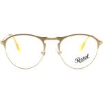 Goldene Persol Brillenfassungen aus Metall für Herren 