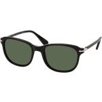 Schwarze Persol Quadratische Sonnenbrillen mit Sehstärke aus Kunststoff für Herren 