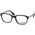 Schwarze Persol Quadratische Kunststoffbrillen für Herren 