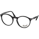 Schwarze Persol Runde Runde Brillen aus Kunststoff für Herren 