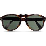 Persol PO0649 Sunglasses Havana/Crystal Green