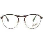 Braune Persol Brillenfassungen aus Metall für Herren 