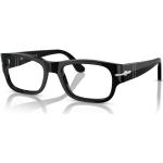 Persol, Schwarze Brillenfassungen PO 3324V Sonnenbrille Black, unisex, Größe: 54 MM