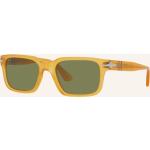 Grüne Persol Rechteckige Rechteckige Sonnenbrillen aus Kunststoff für Herren 