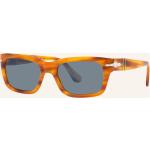 Blaue Persol Rechteckige Rechteckige Sonnenbrillen aus Kunststoff für Herren 