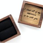 Ringschatullen aus Holz personalisiert 