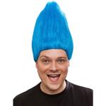 Blaue Orlob Trolls Faschingsperücken & Karnevalsperücken für Damen Einheitsgröße 