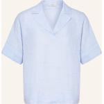 Hellblaue Peserico Blusenshirts & Schlusen aus Leinen für Damen Größe XS für den für den Sommer 