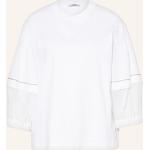 Weiße 3/4-ärmelige Peserico Blusenshirts & Schlusen aus Jersey für Damen Größe M für den für den Sommer 