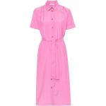Reduzierte Pinke Peserico Shirtkleider aus Baumwollmischung für Damen Größe 3 XL 