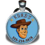 Pet-Id-Tag - Woody Toy Story Inspiriert Hundemarke, Katze Tag, Haustier-Tag