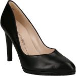 Schwarze Elegante High Heels & Stiletto-Pumps aus Glattleder für Damen Größe 35,5 mit Absatzhöhe über 9cm 