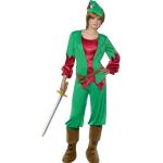 Reduzierte Grüne Camouflage Smiffys Peter Pan Peter Faschingskostüme & Karnevalskostüme aus Polyester für Kinder 