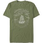 Grüne Kurzärmelige Peter Pan T-Shirts für Herren Größe S 