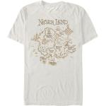 Weiße Kurzärmelige Peter Pan T-Shirts aus Baumwolle für Herren Größe XXL 