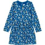 Reduzierte Blaue Petit Bateau U-Boot-Ausschnitt Gemusterte Kinderkleider aus Baumwolle für Mädchen Größe 122 