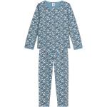 Blaue Petit Bateau Lange Kinderschlafanzüge aus Baumwolle für Mädchen Größe 134 