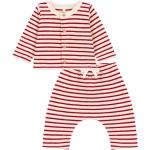 Rote Gestreifte Petit Bateau U-Boot-Ausschnitt Kinderübergangsjacken aus Baumwolle für Babys Größe 56 