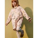 Reduzierte Pinke Bestickte Petit Bateau U-Boot-Ausschnitt Bestickte Kinderkleider aus Baumwolle für Mädchen Größe 116 