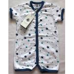 Blaue Sterne Petit Bateau Baby-Spieler aus Baumwolle für Babys Größe 68 