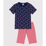 Reduzierte Dunkelblaue Petit Bateau Kinderschlafanzüge & Kinderpyjamas aus Baumwolle Größe 86 