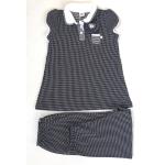 Marineblaue Petit Bateau Kinderschlafanzüge & Kinderpyjamas für Mädchen 