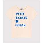 Reduzierte Pinke Petit Bateau U-Boot-Ausschnitt Printed Shirts für Kinder & Druck-Shirts für Kinder aus Baumwolle für Mädchen Größe 104 