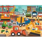 24 Teile Petit Collage Baustellen Kinderpuzzles 