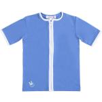 Blaue Kinderbadeshirts & Kinderschwimmshirts für Mädchen Größe 158 