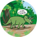 Petit Jour Paris - Dessertteller Dinosaurier Triceratops - Perfekt für das Dessert