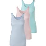 Petite Fleur V-Ausschnitt Damenträgerhemden & Damenachselhemden aus Baumwolle Petite 3-teilig für den für den Sommer 